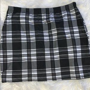 Boohoo Mini plaid skirt